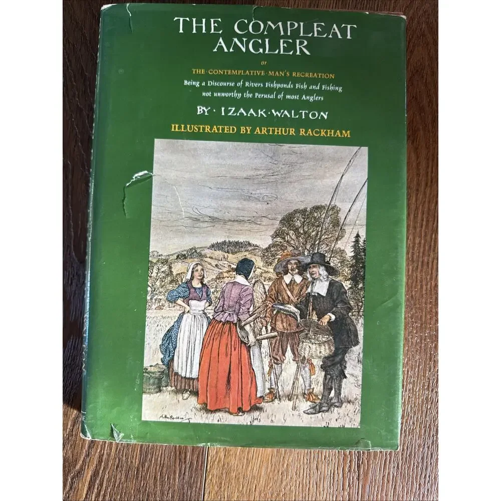 The Compleat Angler Izaak Walton Arthur Rackham Illustrated Fishing Hardcover